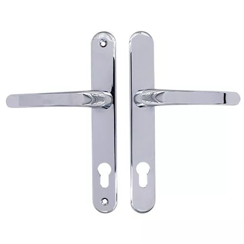 Lever Lever UPVC Multipoint Door Handles - 92mm PZ Sprung 210mm Screw Centres