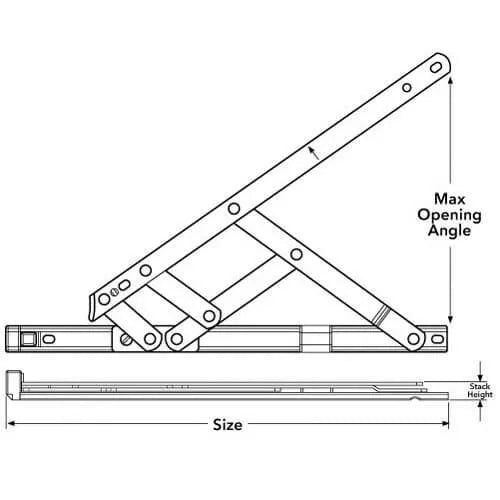 Retrofit Friction Stay - Side & Top Hung