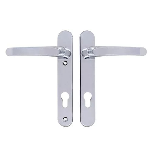 Lever Lever UPVC Multipoint Door Handles - 92mm PZ Sprung 122mm Screw Centres