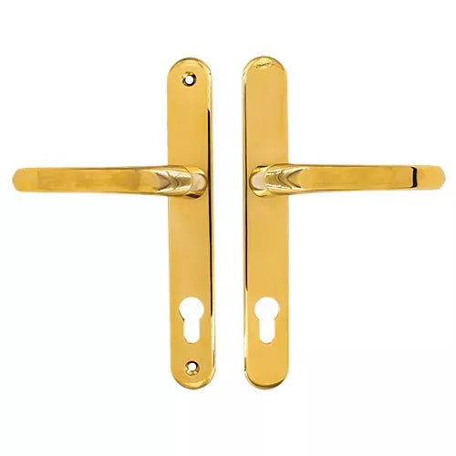 Lever Lever UPVC Multipoint Door Handles - 92mm PZ Sprung 210mm Screw Centres